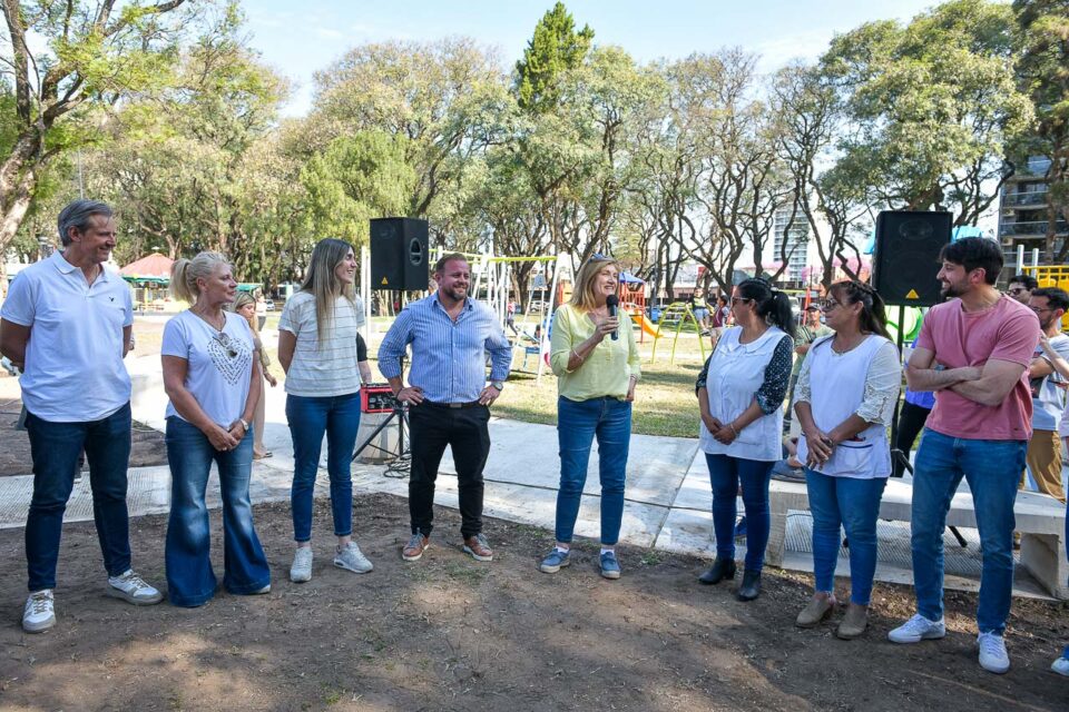 Se inauguró la obra de remodelación del Parque Infantil Apolinario Osinalde
