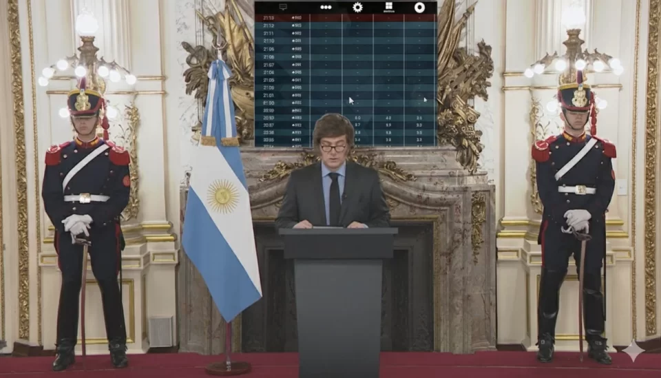 Qué pasó con el rating de la cadena nacional de Javier Milei y la polémica por las cifras