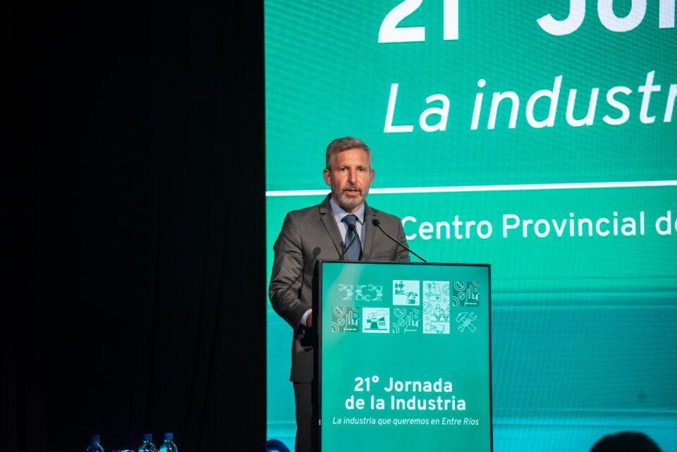 Frigerio anunció nueva Ley de Gestión Ambiental y una Agencia de Promoción de Inversiones en la 21ª Jornada de la Industria