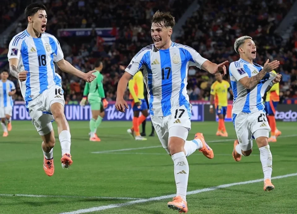 Argentina le ganó a Colombia y se clasificó a la final del Mundial Sub-20