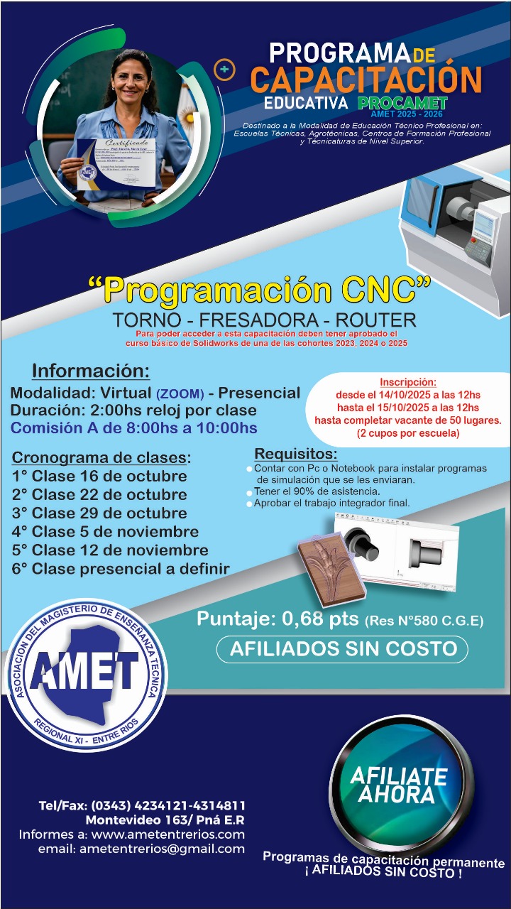 AMET continúa con su Programa de Capacitaciones para Afiliados
