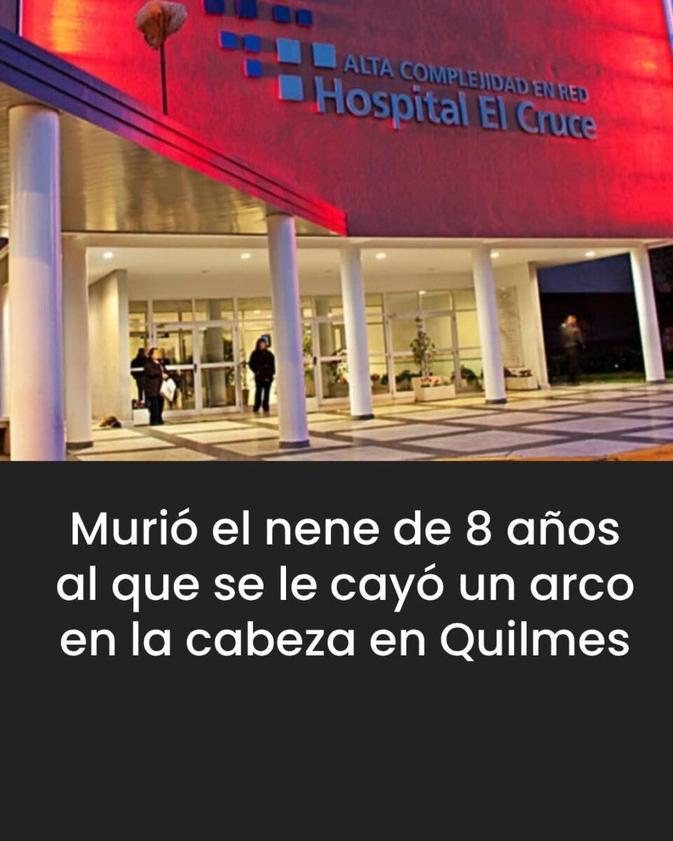 Murio el nene que se le cayo el arco en Quilmes
