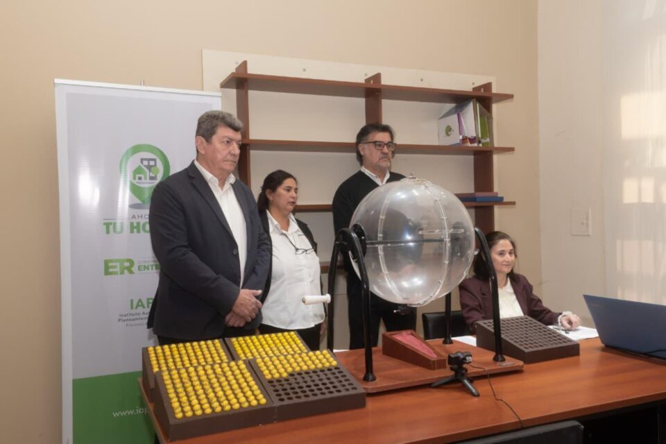 Sortearon créditos para 300 familias destinados a la construcción y ampliación de viviendas